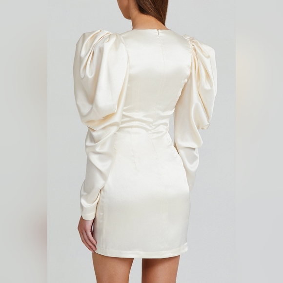Acler - Irwin Dress in Eggshell - Picture 3 of 7